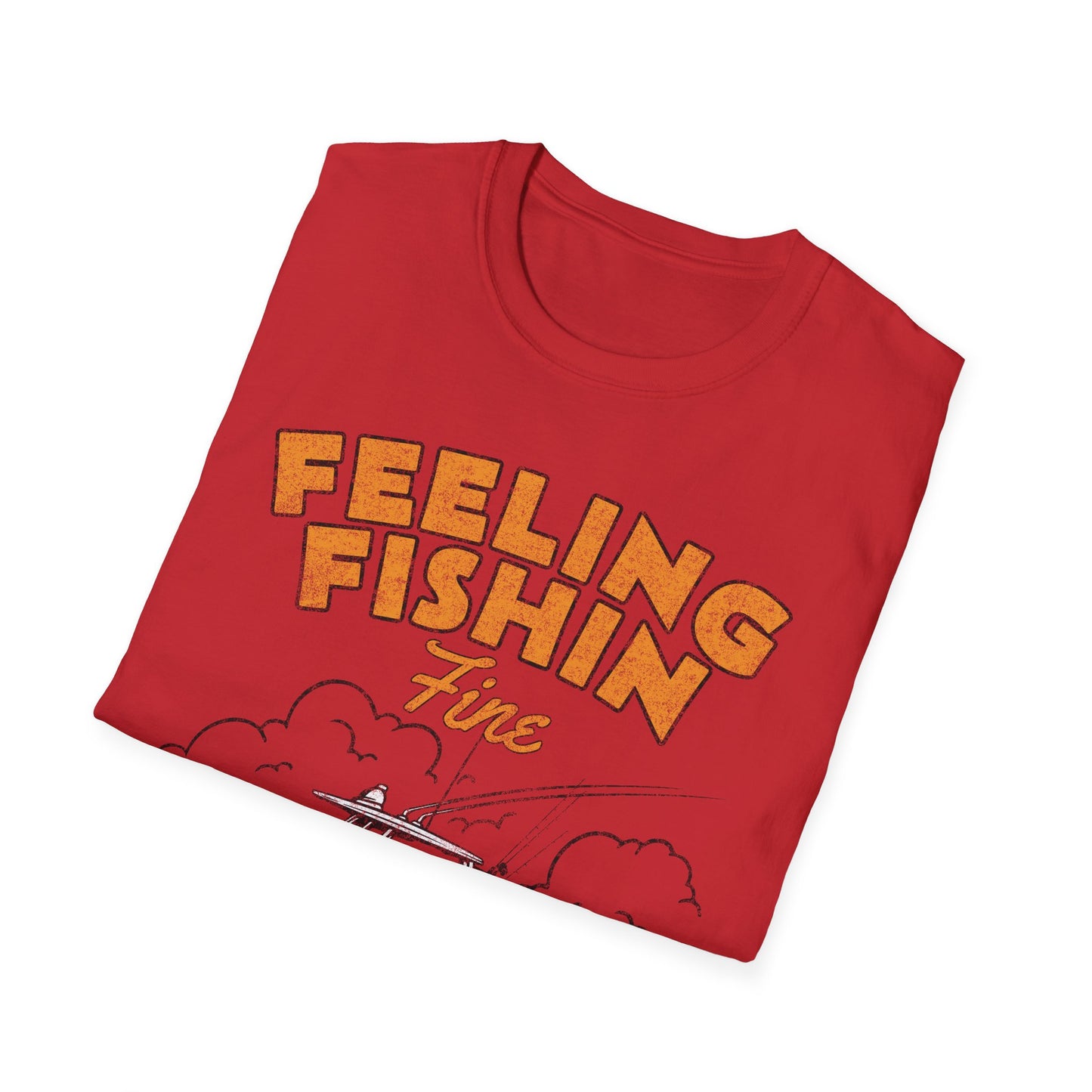 Feeling Fishin Fine Boat T-Shirt
