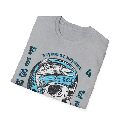 Fishin 4 Life Skull T-Shirt