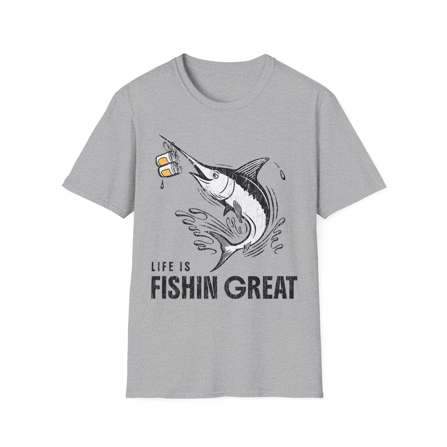 Life Is Fishin Great Swordfish T-Shirt
