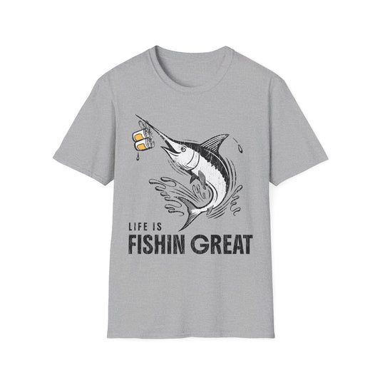 Life Is Fishin Great Swordfish T-Shirt