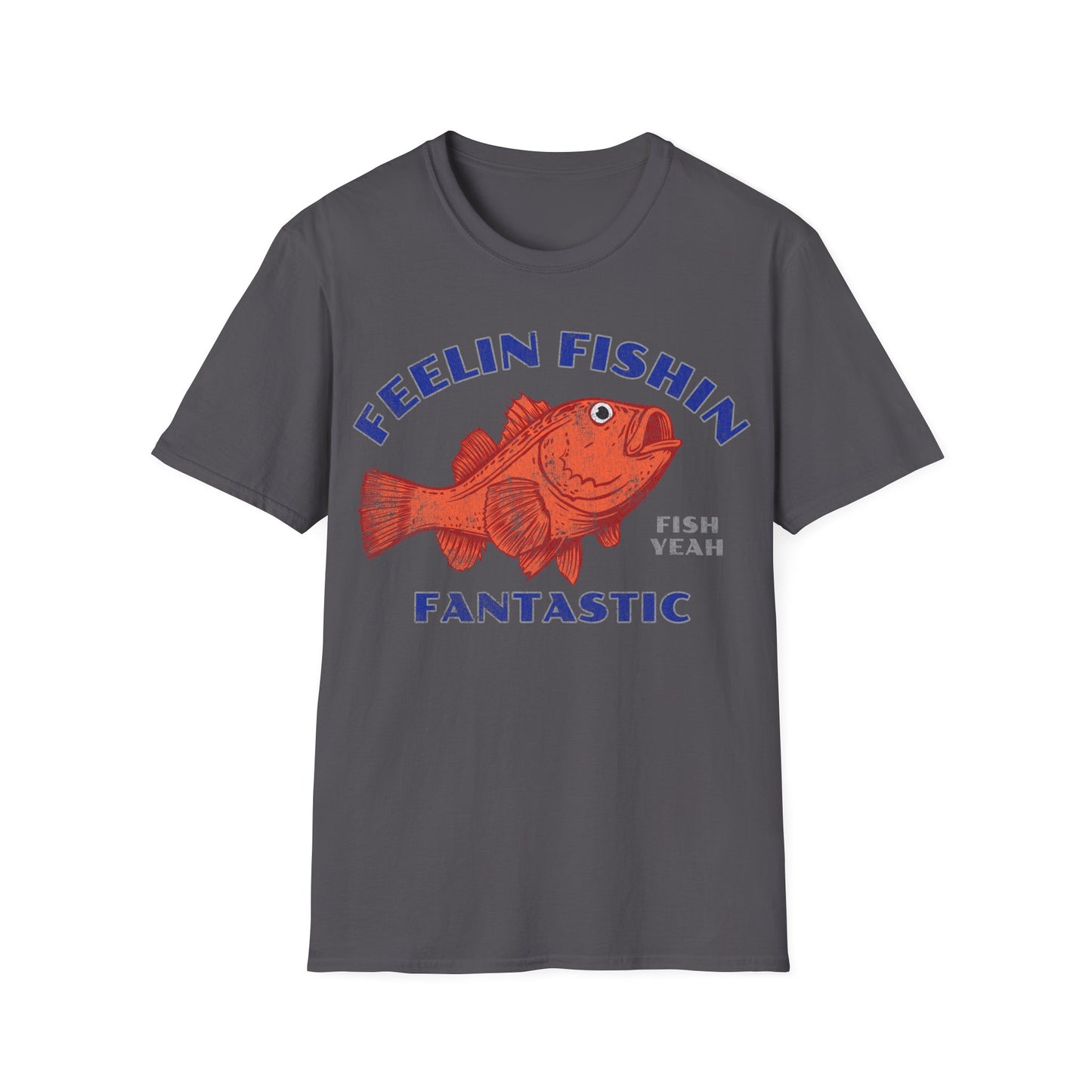 Feelin Fishin Fantastic Orange Fish T-Shirt
