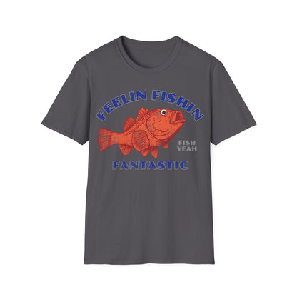 Feelin Fishin Fantastic Orange Fish T-Shirt