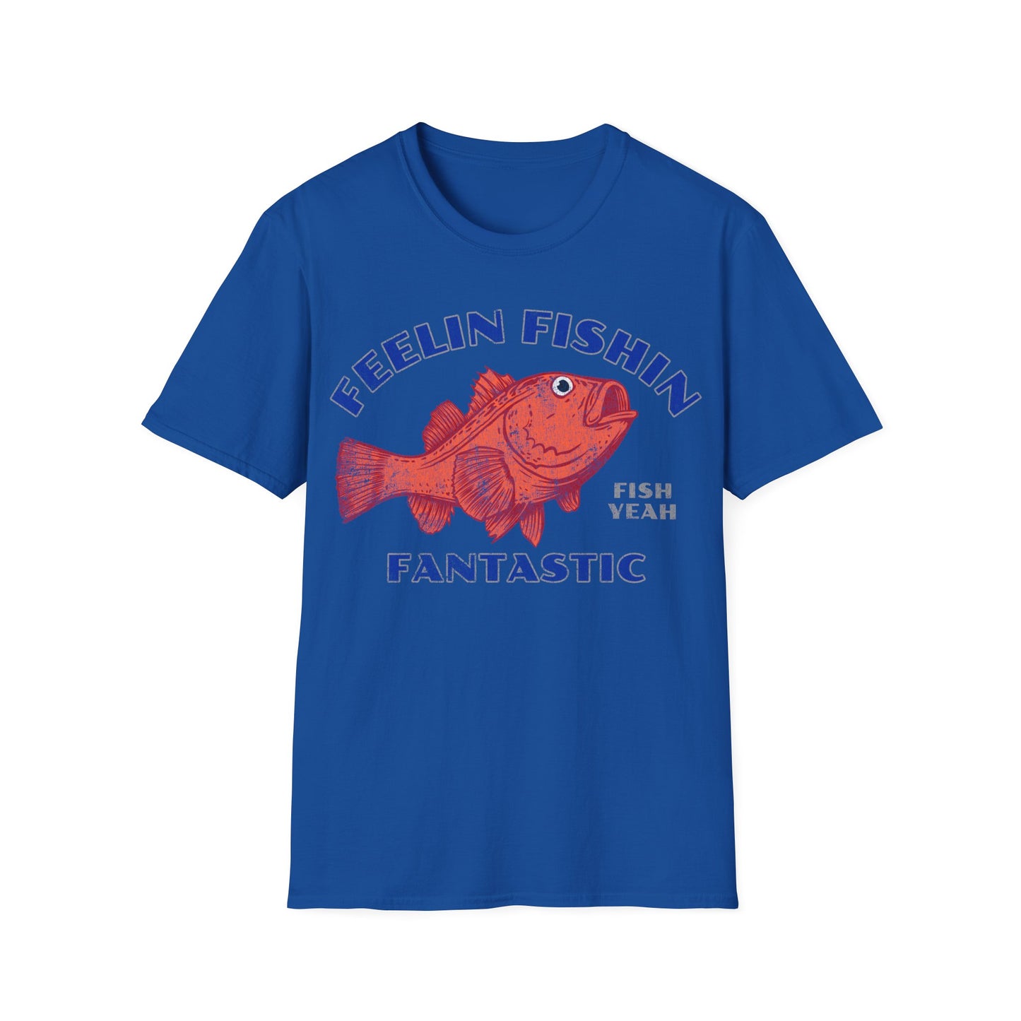 Feelin Fishin Fantastic Orange Fish T-Shirt