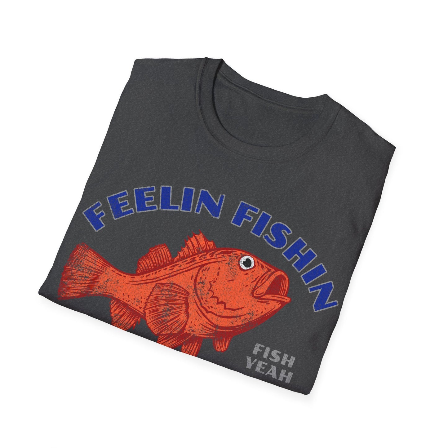 Feelin Fishin Fantastic Orange Fish T-Shirt