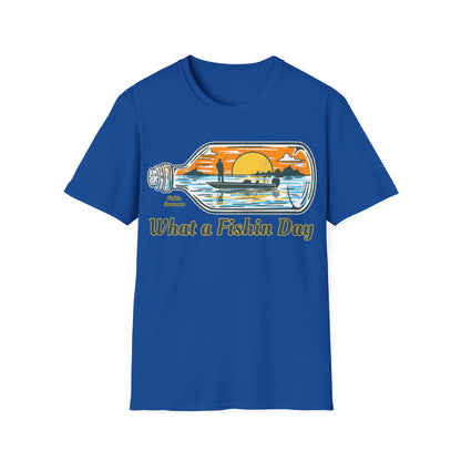 What a Fishin Day Bottle T-Shirt