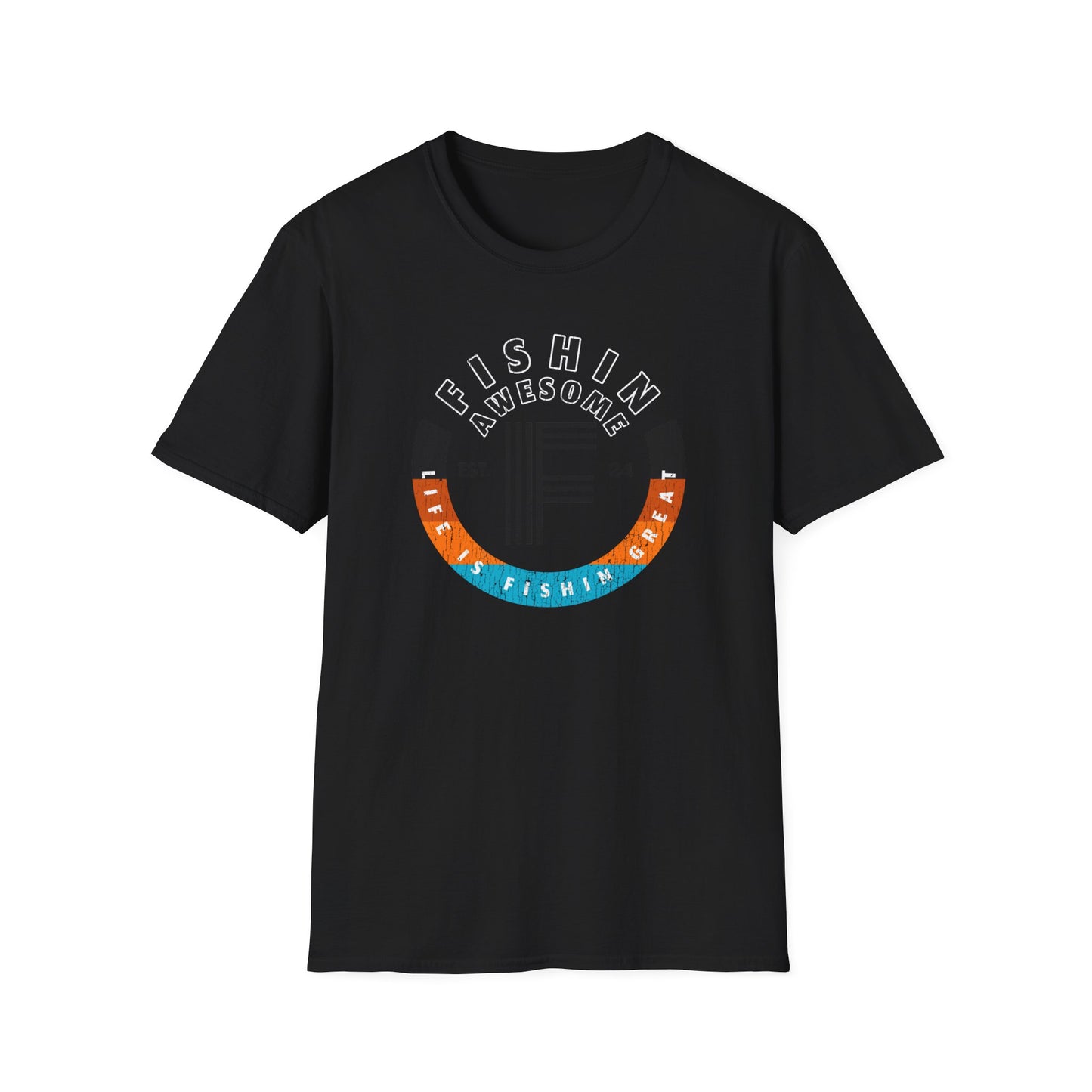 Life Is Fishin Great Circle T-Shirt