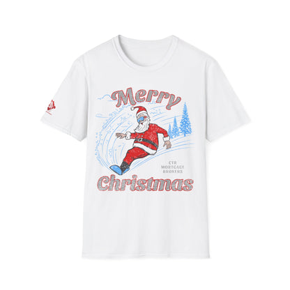CTR Santa Snow Board T-Shirt