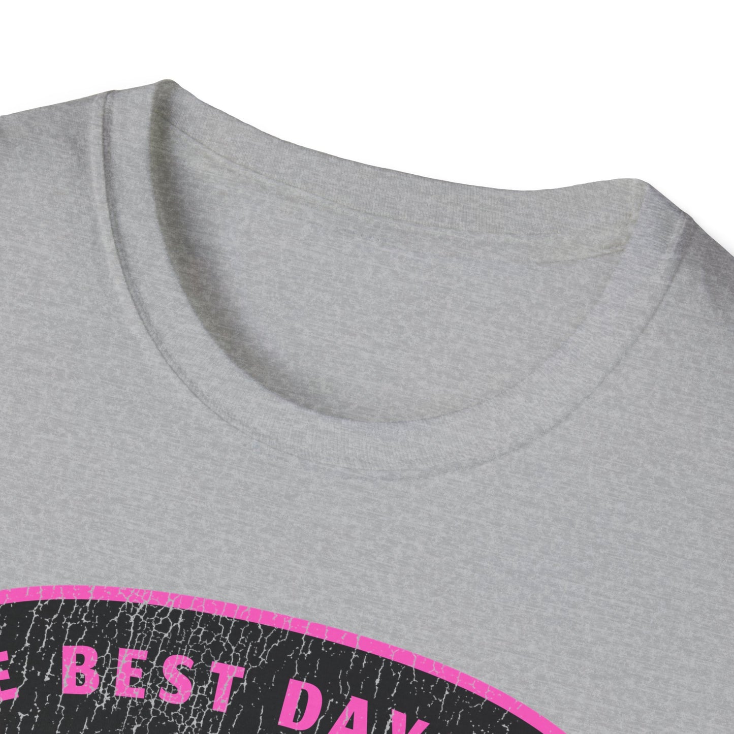 The Best Days Are Fishin Awesome Pink T-Shirt