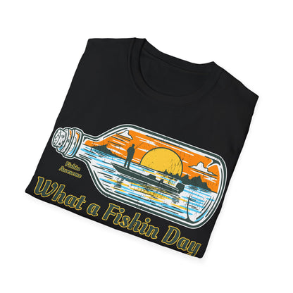 What a Fishin Day Bottle T-Shirt