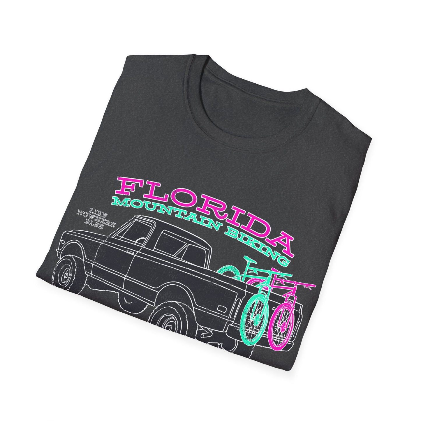 Florida Mountain Biking Truck T-Shirt