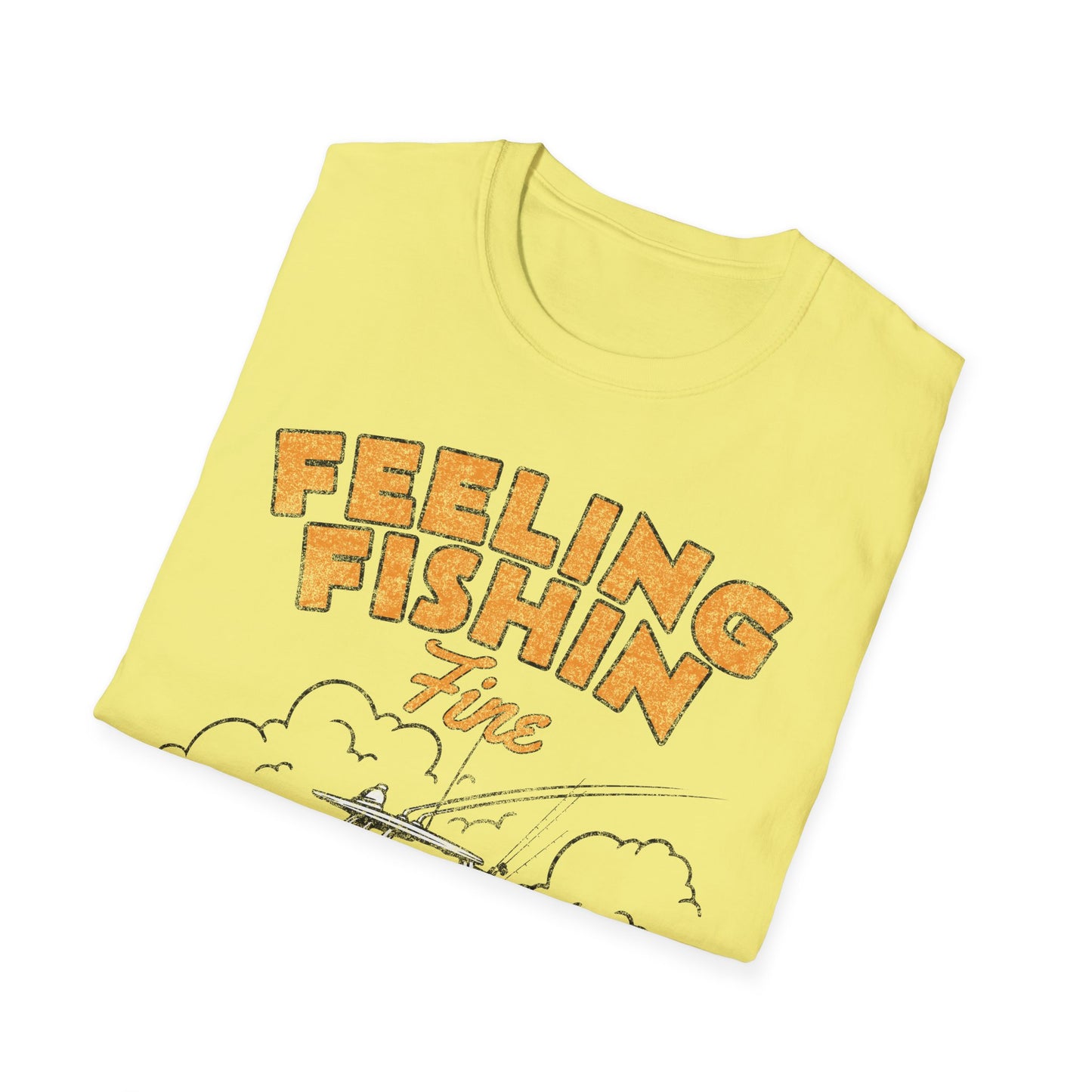 Feeling Fishin Fine Boat T-Shirt