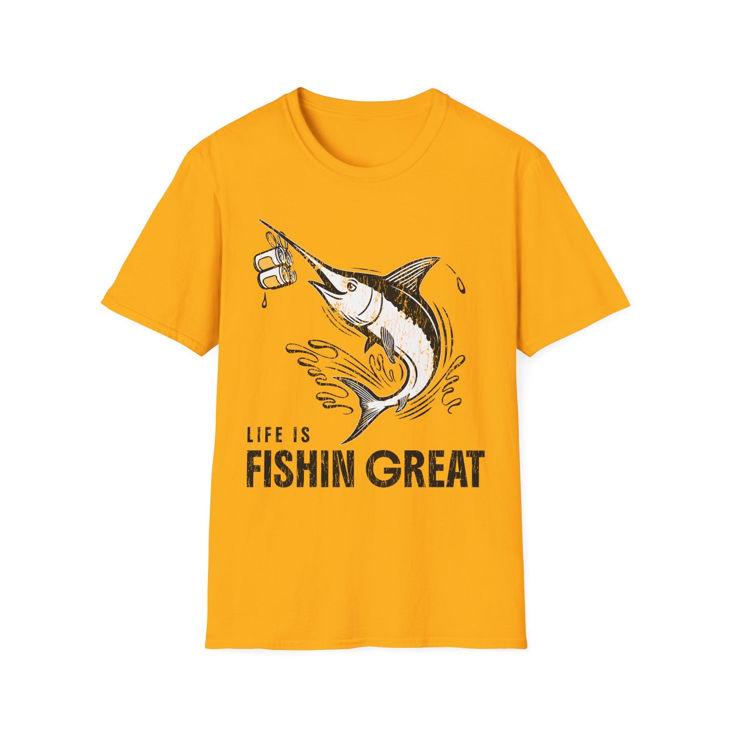 Life Is Fishin Great Swordfish T-Shirt