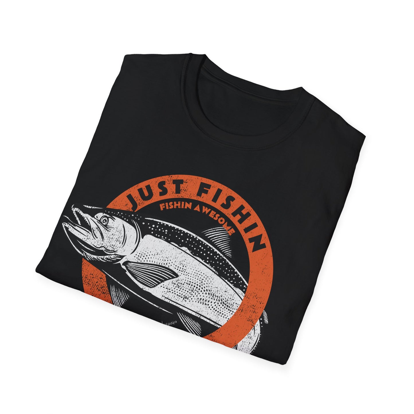 Just Fishin Around Salmon T-Shirt