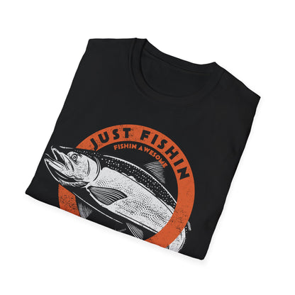 Just Fishin Around Salmon T-Shirt