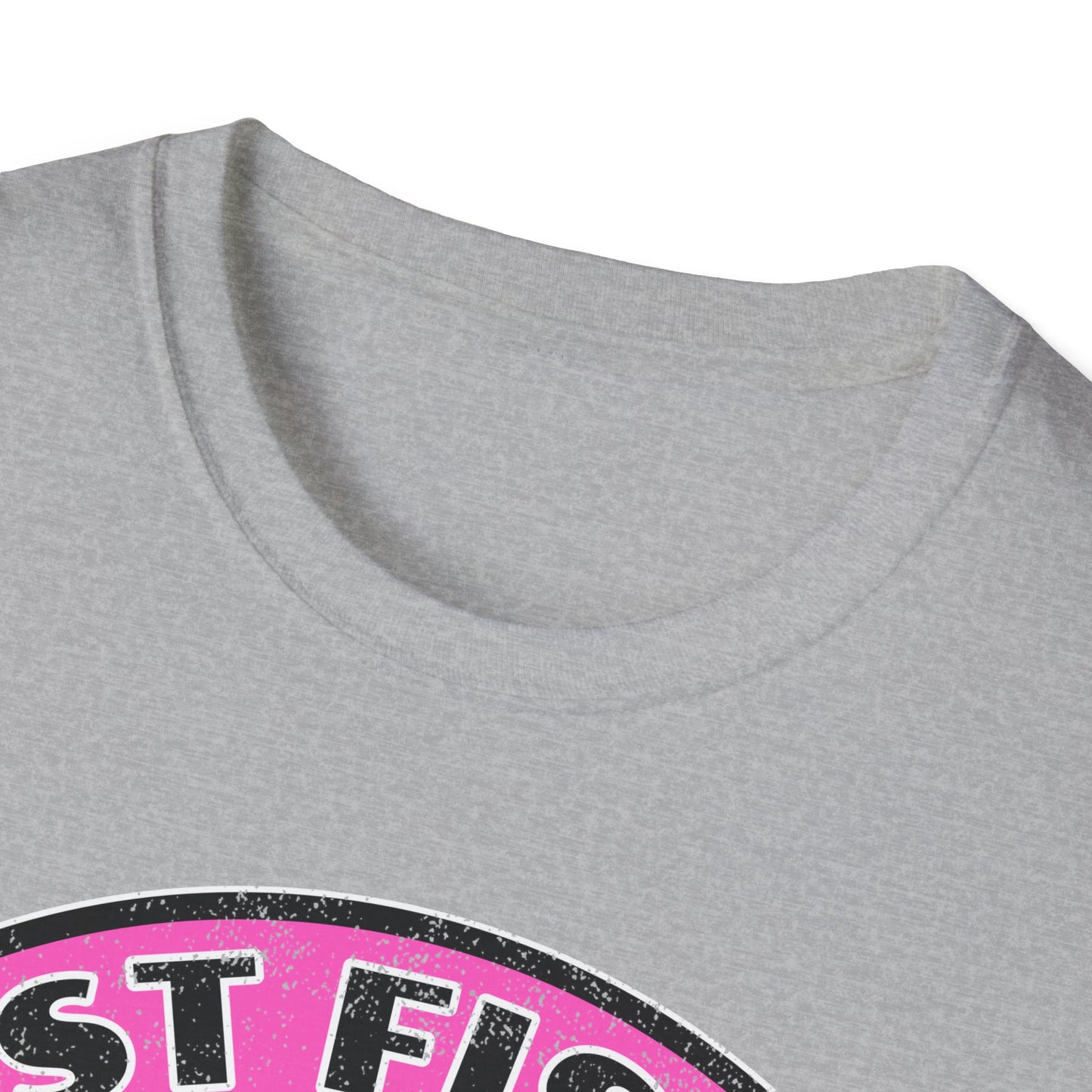 Best Fishin Weekend Striped Bass Pink T-Shirt