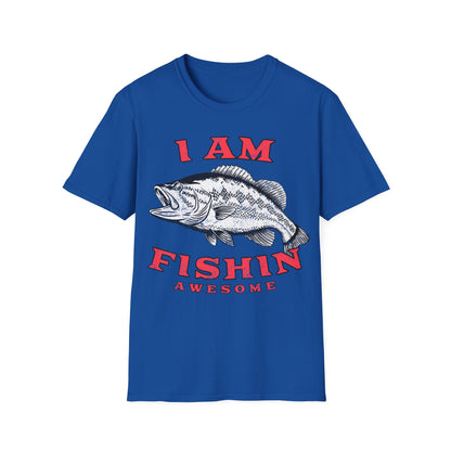 I am Fishin Awesome Largemouth T-Shirt