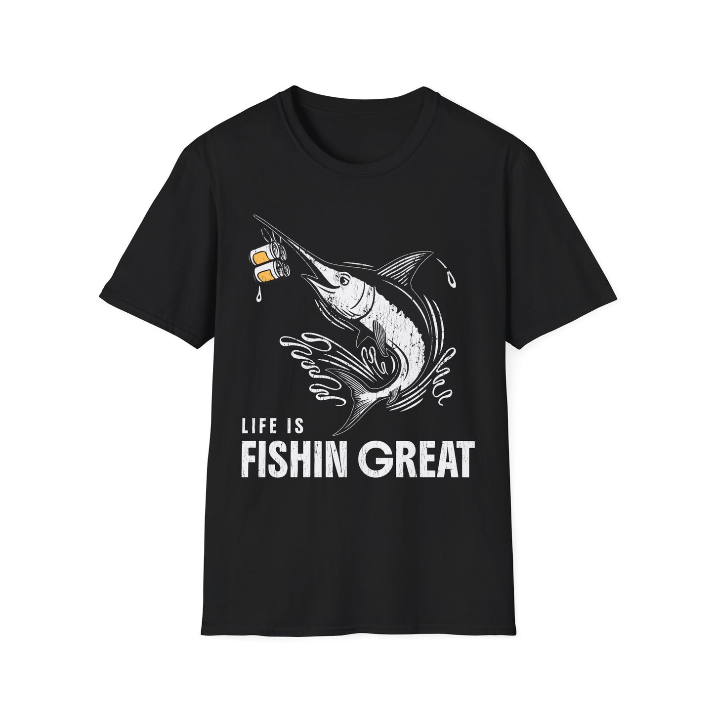 Life Is Fishin Great Swordfish T-Shirt