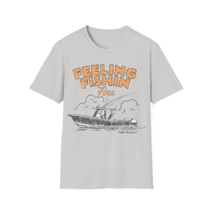 Feeling Fishin Fine Boat T-Shirt