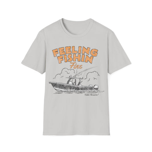 Feeling Fishin Fine Boat T-Shirt