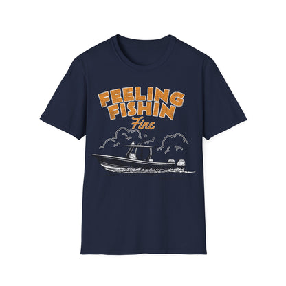 Feeling Fishin Fine Boat T-Shirt