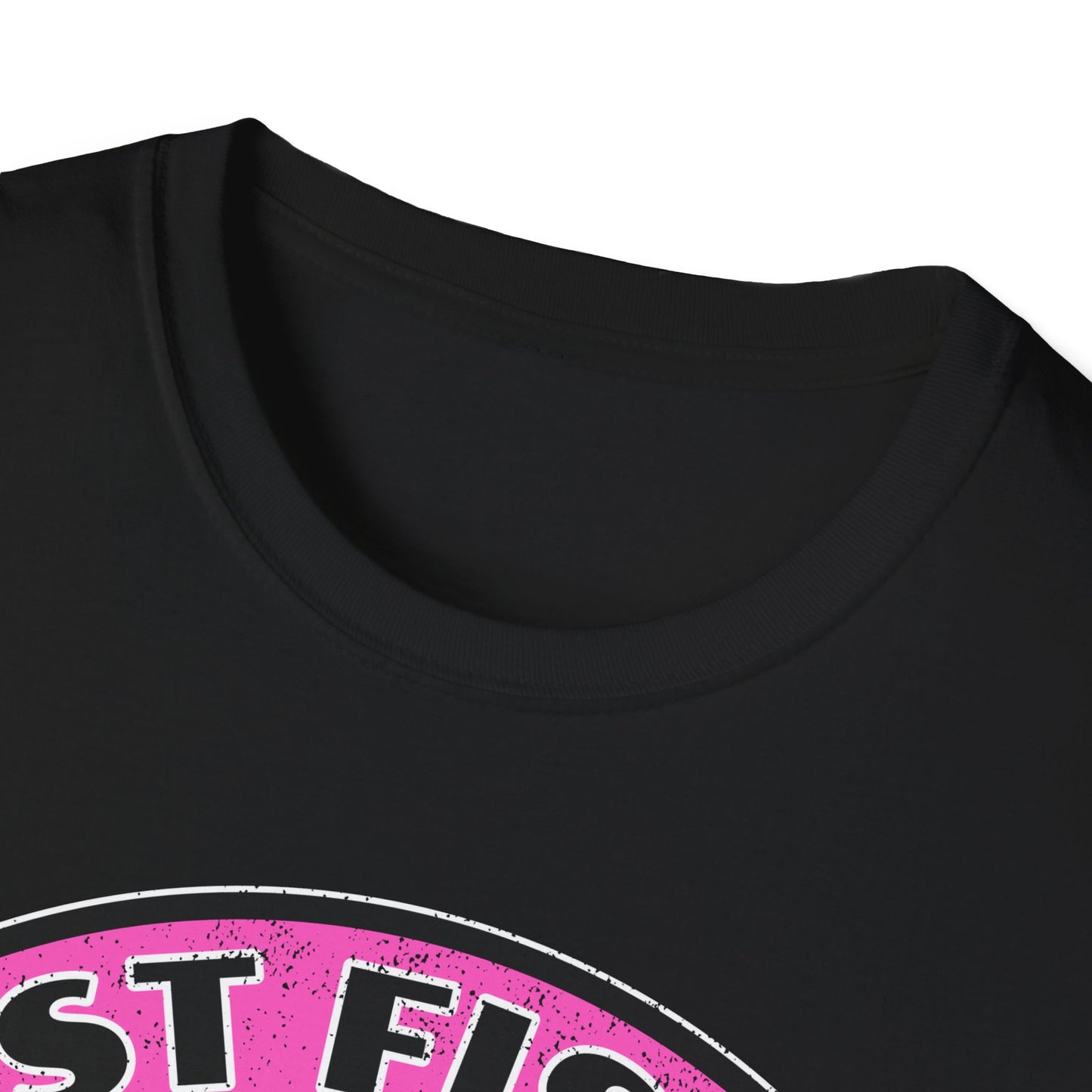 Best Fishin Weekend Striped Bass Pink T-Shirt