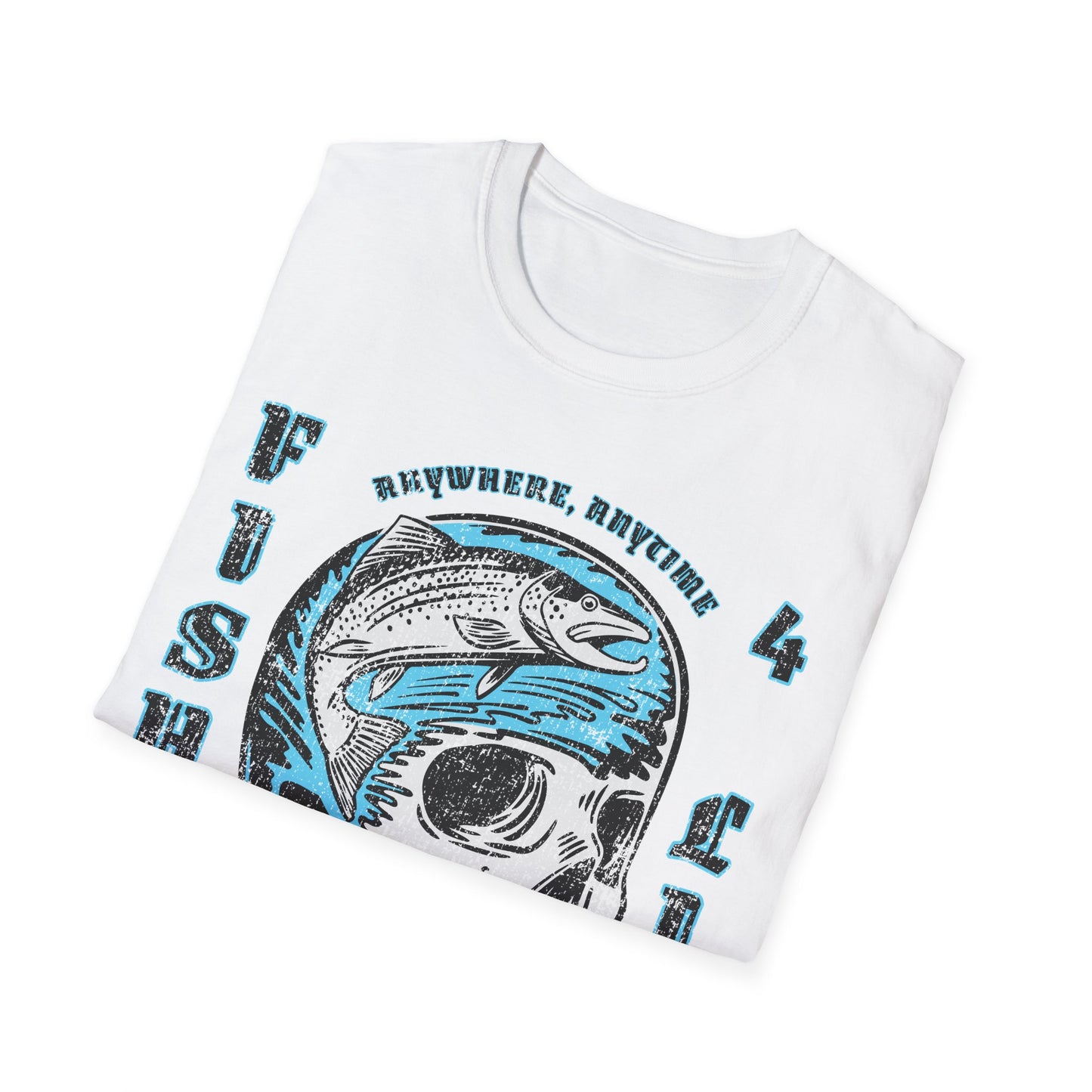 Fishin 4 Life Skull T-Shirt