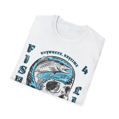 Fishin 4 Life Skull T-Shirt