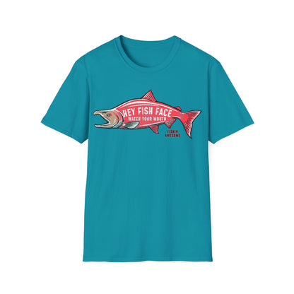 Hey Fish Face Salmon T-Shirt