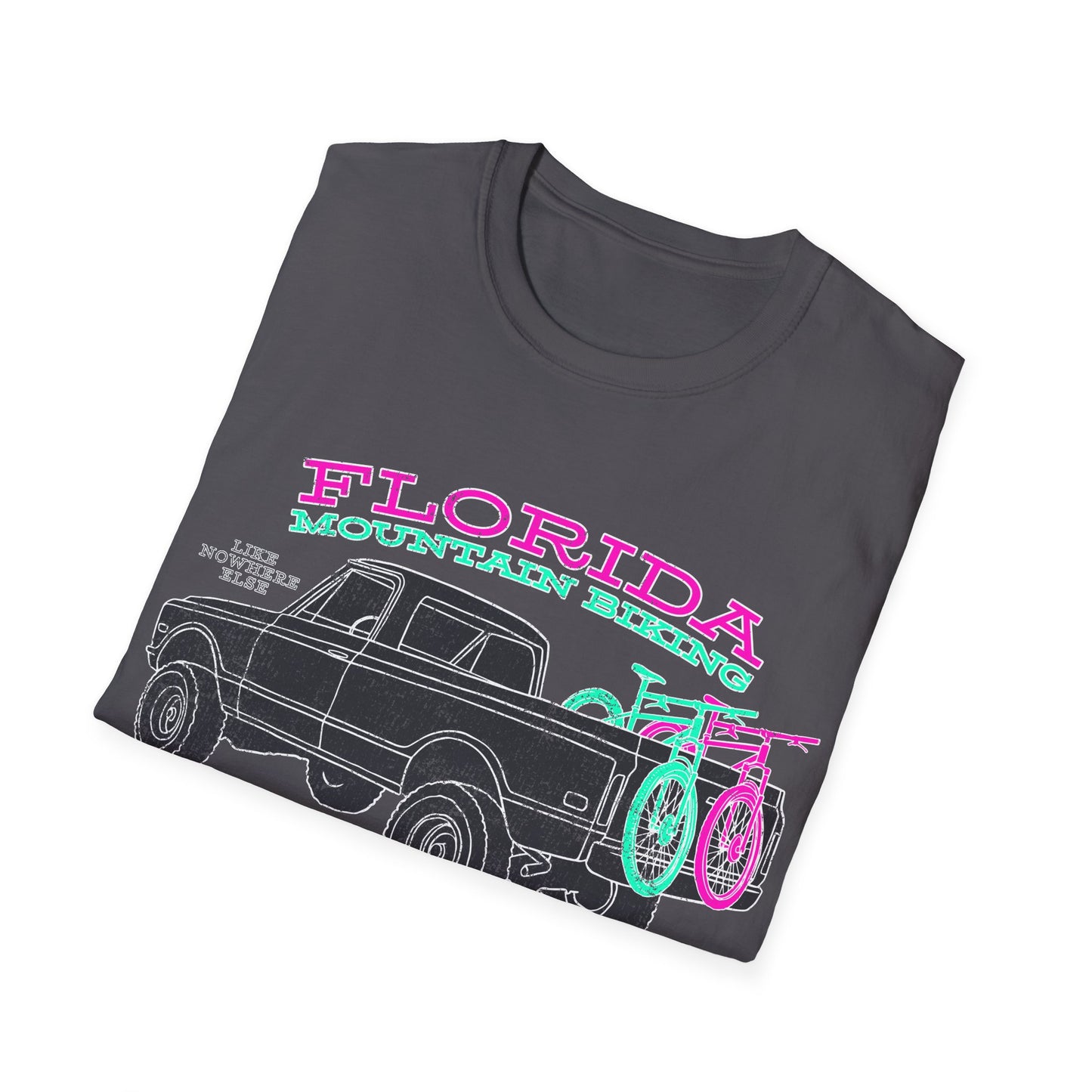 Florida Mountain Biking Truck T-Shirt