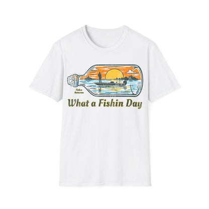 What a Fishin Day Bottle T-Shirt