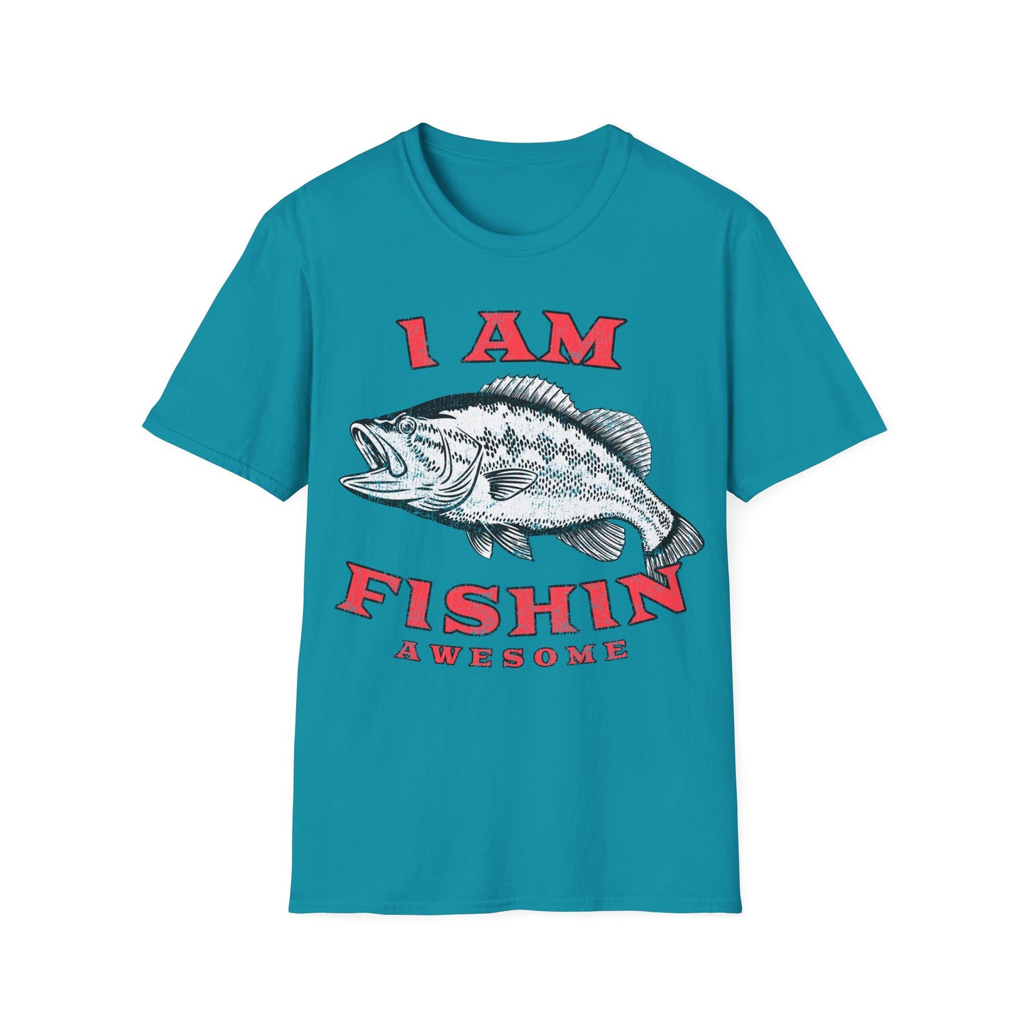 I am Fishin Awesome Largemouth T-Shirt